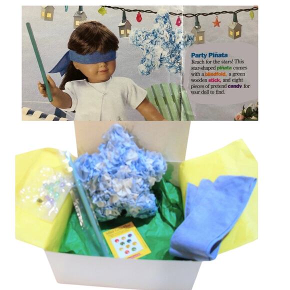 American Girl Today Patio Decorations PINATA STICK CANDY BLINDFOLD Accessories - Picture 10 of 10